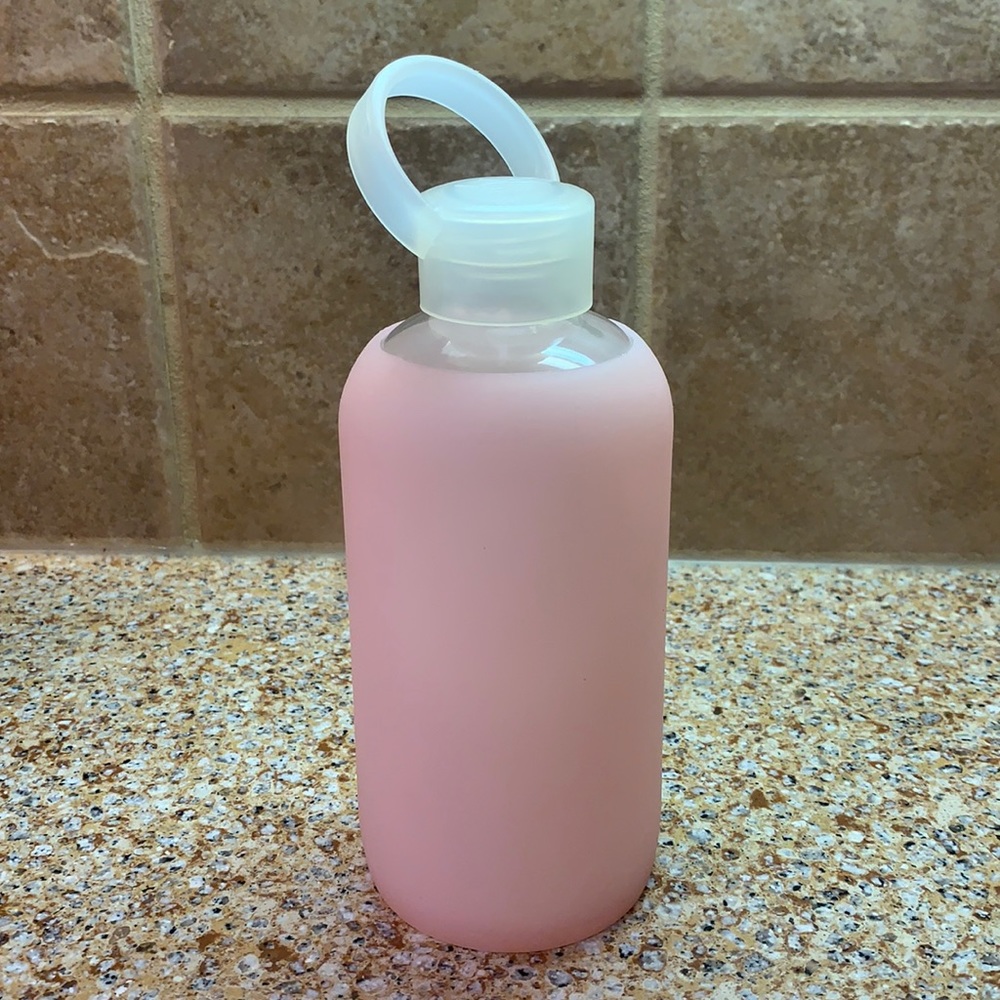 bkr 16oz water bottle with silicone sleeve
